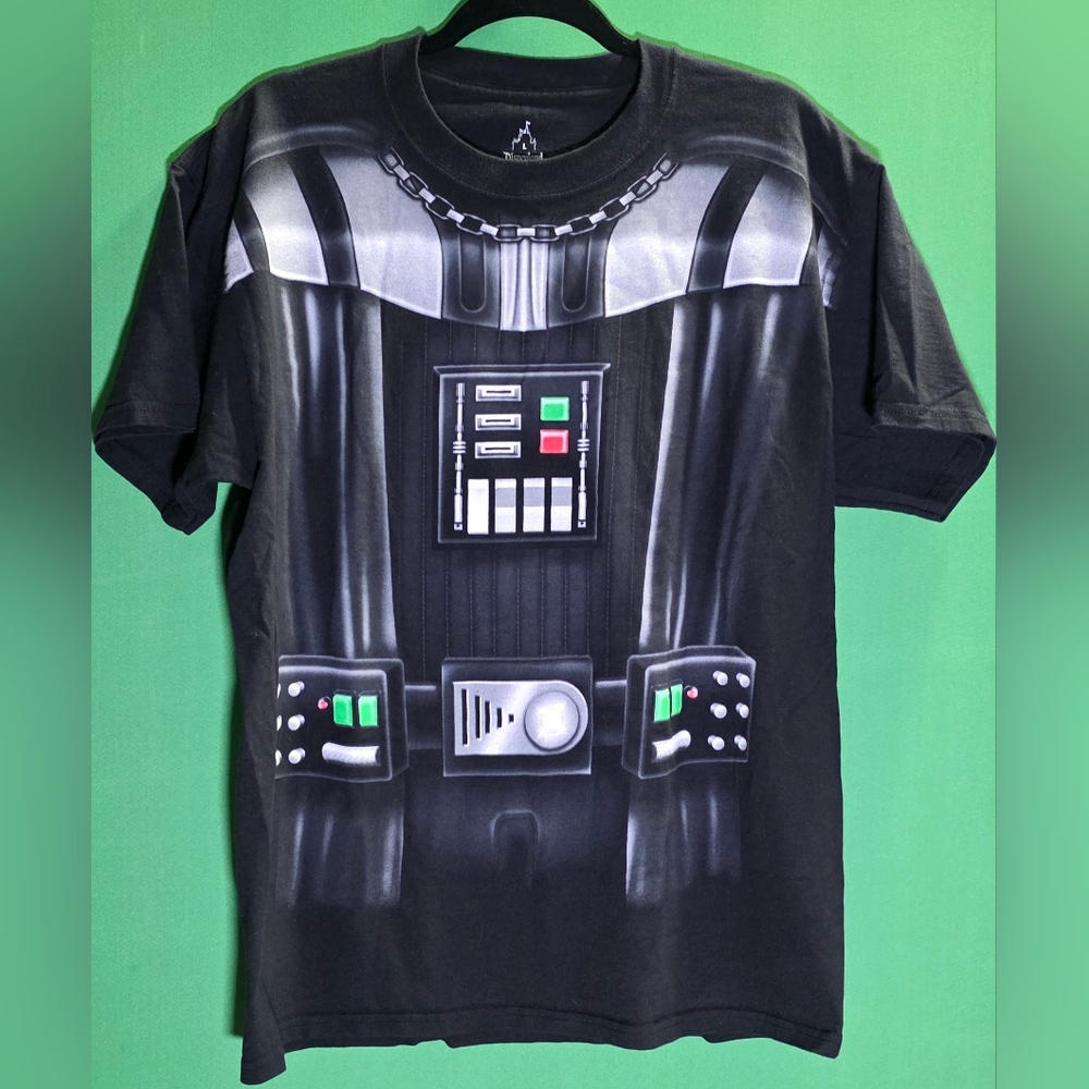Mens Disney Star Wars Hanes Black and Gray Graphic Tee Size Large